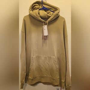 Jordan Mens Washed Tan Hoodie Fleece Heavyweight 2XL NEW